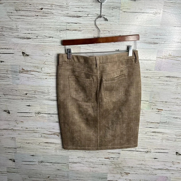 Liverpool los Angelos brown pencil skirt suede like size 27 / 4 - Picture 8 of 8